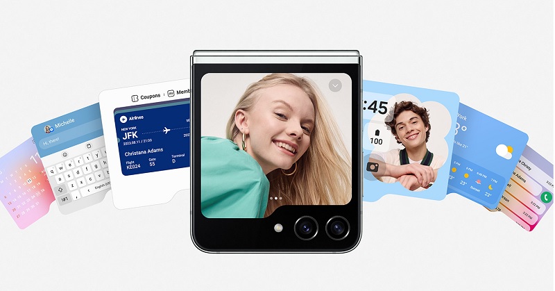 Galaxy Z Flip5 lộ diện: Nếp nhăn biến mất, màn hình lớn, cấu hình cực khủng