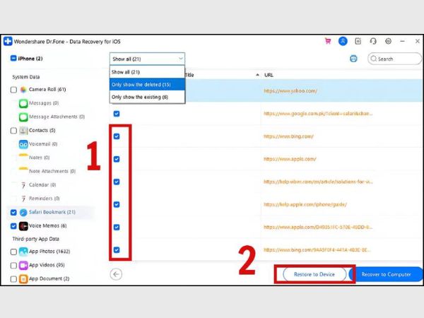 khôi phục ảnh đã xóa vĩnh viễn trên iPhone