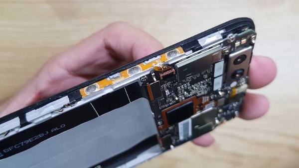 lỗi nút âm lượng xiaomi