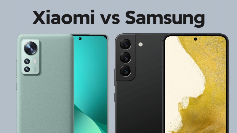 so sánh điện thoại xiaomi và samsung