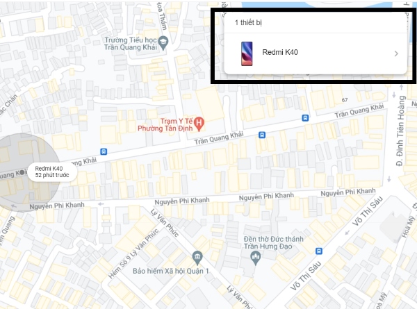 tìm điện thoại xiaomi