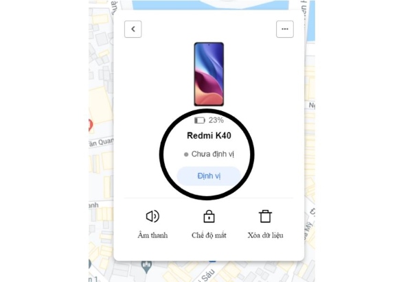tìm điện thoại xiaomi
