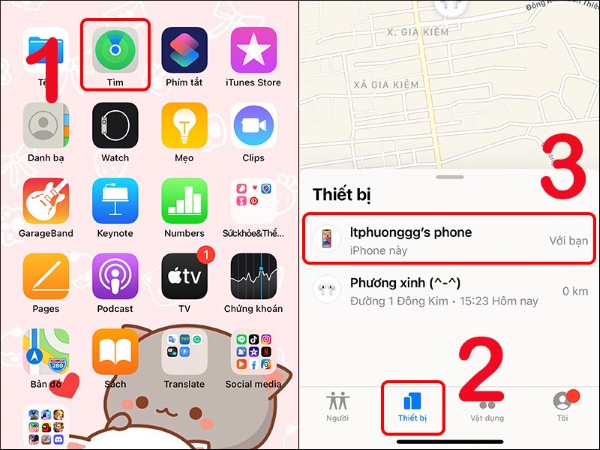 2 điện thoại dùng chung icloud