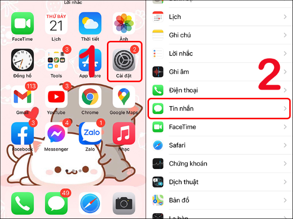 2 điện thoại dùng chung icloud