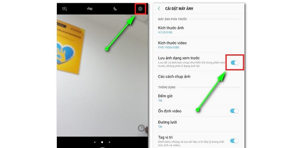 cách chỉnh camera bị ngược