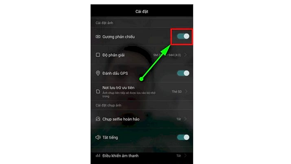 cách chỉnh camera bị ngược