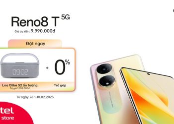 Đặt trước OPPO Reno8 T 5G (128GB) – Rước quà khủng tại Viettel Store