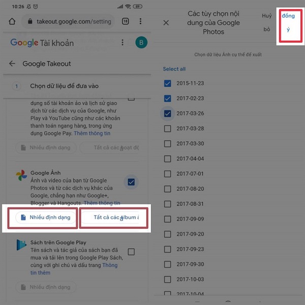 Tải ảnh từ Google Photo về máy tính
