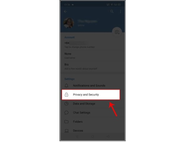cách chặn tin nhắn rác trên telegram