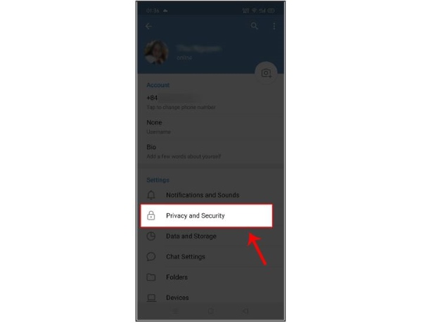 cách chặn tin nhắn rác trên telegram