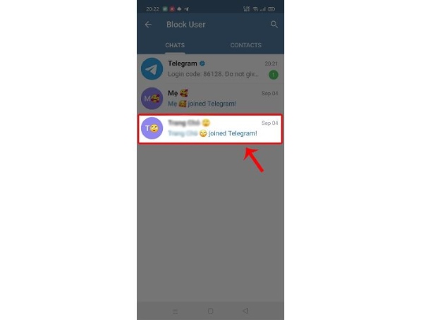 cách chặn tin nhắn rác trên telegram