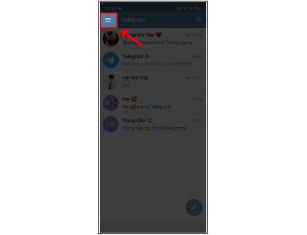 cách chặn tin nhắn rác trên telegram