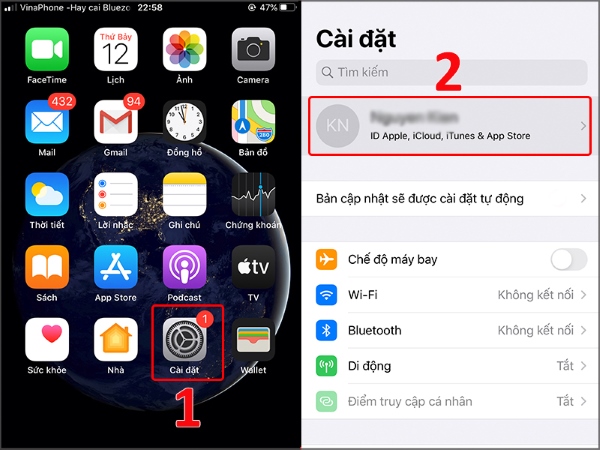 cách tắt đồng bộ ảnh trên iPhone