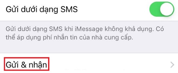dùng chung icloud có đọc được tin nhắn sms không