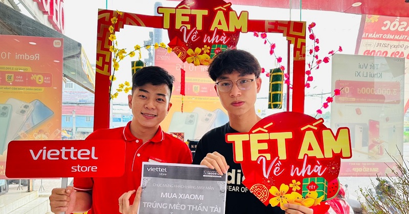 Hàng trăm giải thưởng Mèo thần tài may mắn đã có chủ trong chương trình Tết ấm về nhà cùng Viettel Store