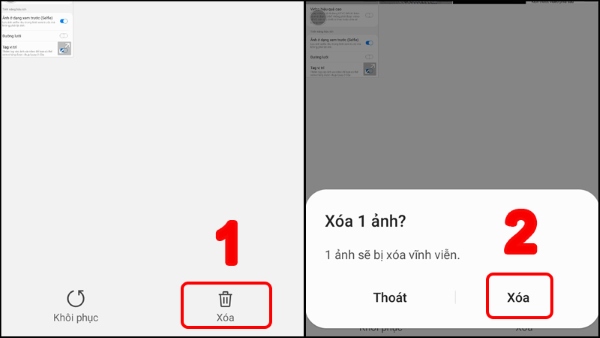 khôi phục ảnh đã xóa vĩnh viễn trên google photo