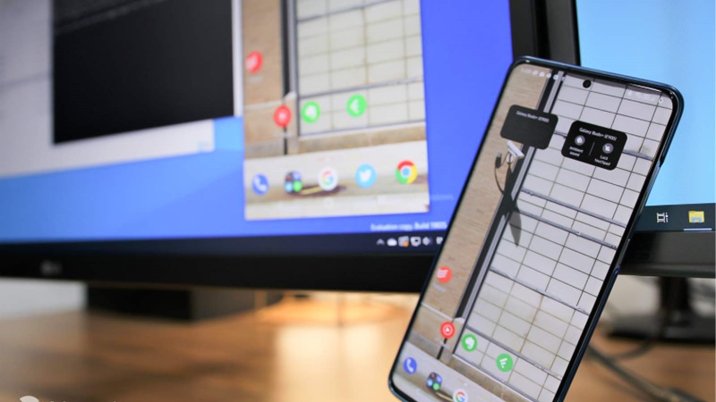 truyền màn hình điện thoại lên máy tính