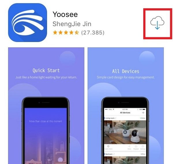 Cách cài đặt camera Yoosee trên điện thoại iPhone