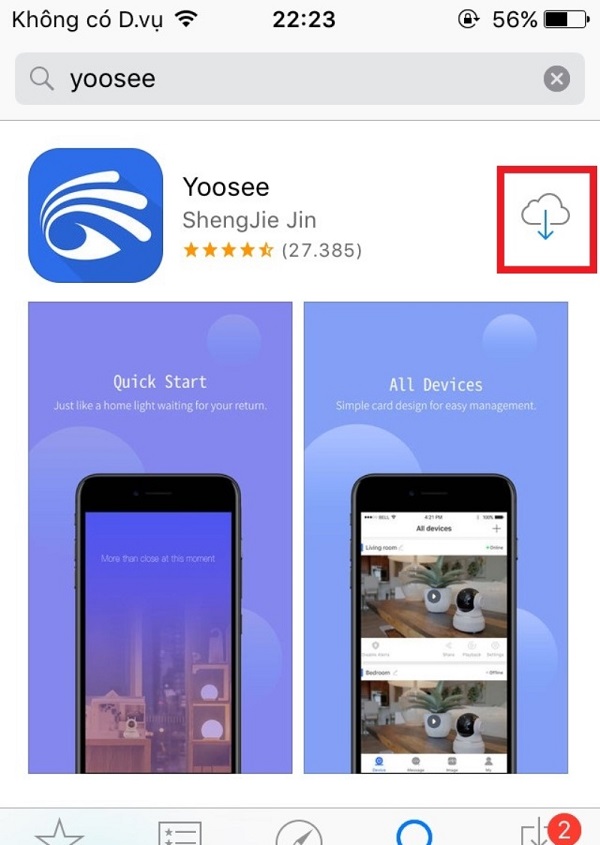 cách cài đặt camera trên điện thoại iphone: