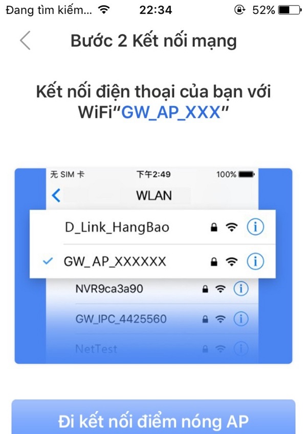 cách cài đặt camera trên điện thoại iphone: