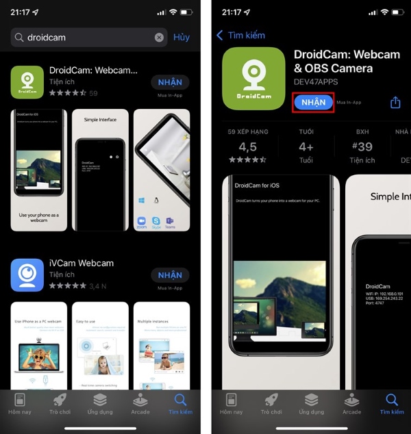 cách kết nối camera điện thoại với máy tính