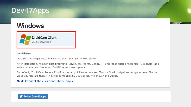 cách kết nối camera điện thoại với máy tính