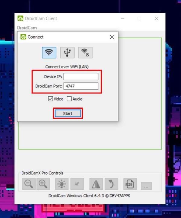 cách kết nối camera điện thoại với máy tính