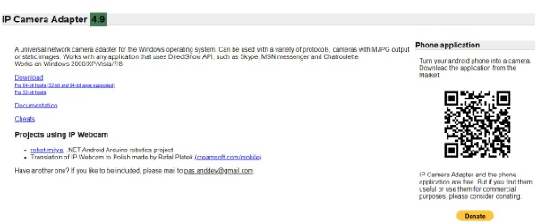 cách kết nối camera điện thoại với máy tính
