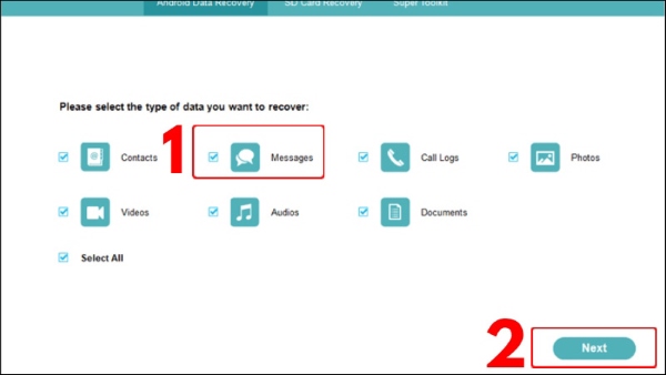 cách khôi phục tin nhắn đã xóa