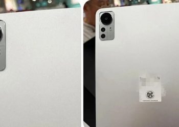 Rò rỉ hình ảnh thực tế Xiaomi Pad 6 hé lộ thiết kế cụm 3 camera sau với cách bố trí như Xiaomi 12