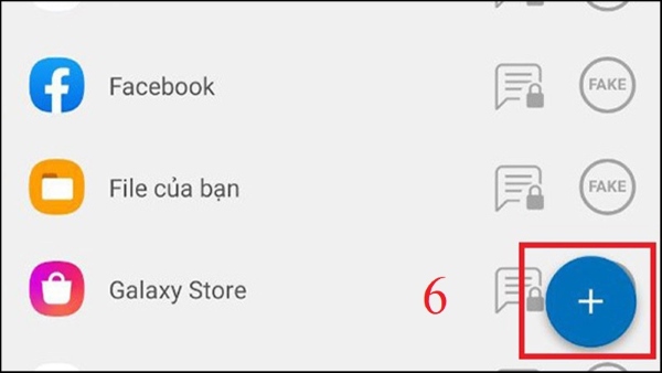 khóa ứng dụng trên điện thoại samsung