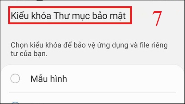khóa ứng dụng trên điện thoại samsung