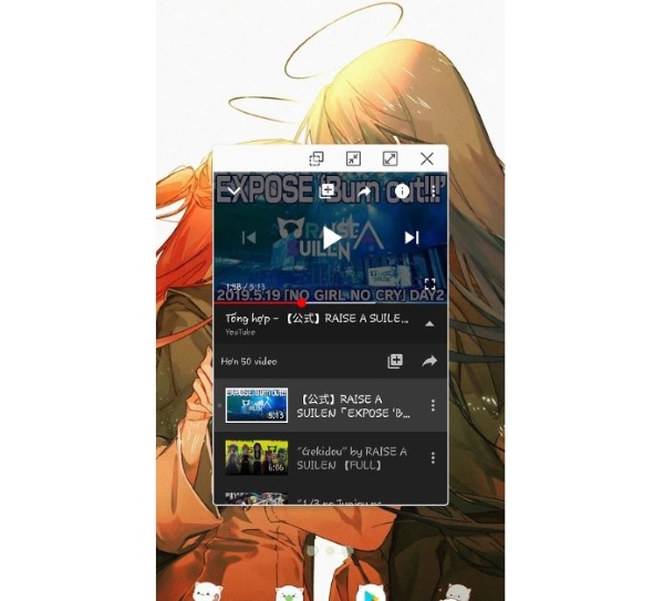 mở cửa sổ pop-up trên samsung a12