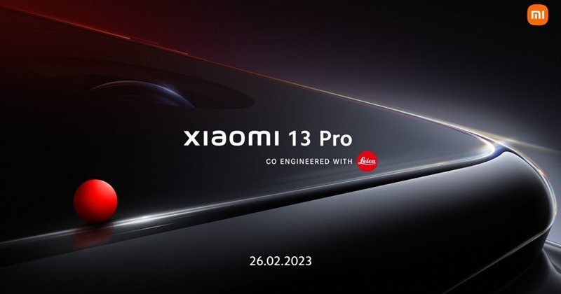 Xiaomi chính thức ấn định ngày ra mắt Xiaomi 13 Pro trên thị trường toàn cầu