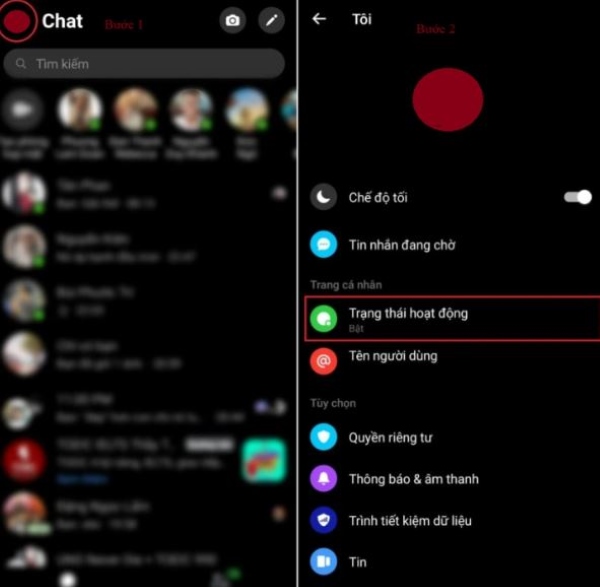 tại sao không online nhưng messenger vẫn sáng