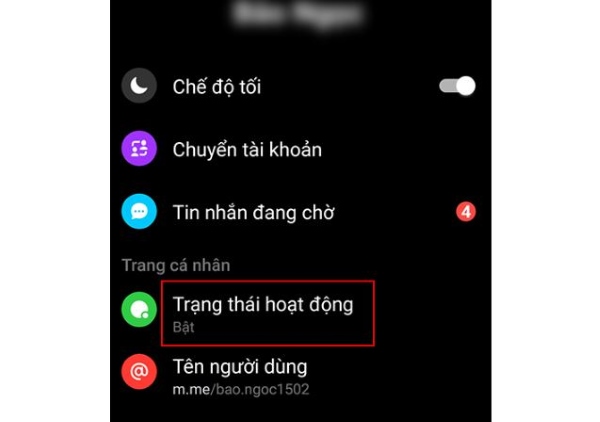 tại sao không online nhưng messenger vẫn sáng