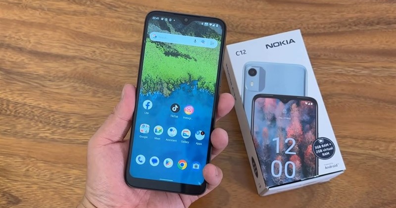 Trên tay Nokia C12: Thiết kế đậm chất Nokia, cấu hình đủ dùng, camera đáp ứng nhu cầu chụp ảnh cơ bản