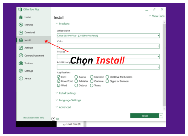 cài Office cho Win 11 miễn phí