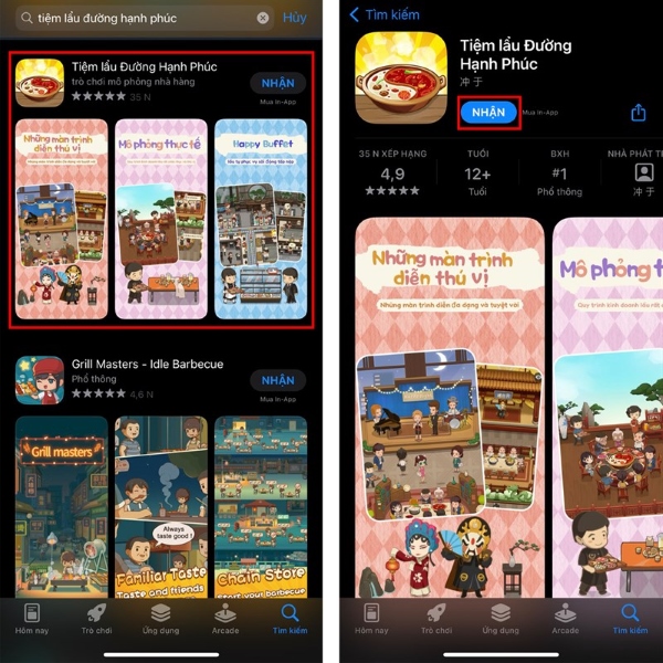 code tiệm lẩu đường hạnh phúc