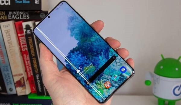 điện thoại samsung bị sọc màn hình