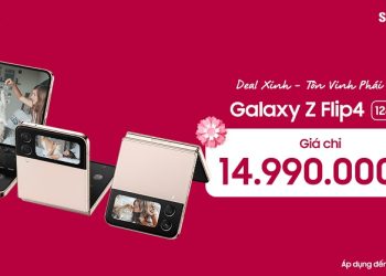 Deal xinh – Tôn vinh phái đẹp  Samsung Galaxy Z Flip4 128GB giá chỉ 14.990.000đ