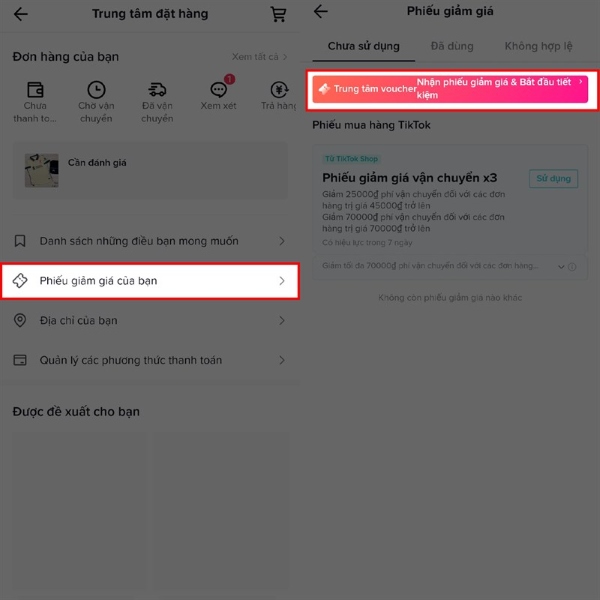 mã giảm giá tiktok shop