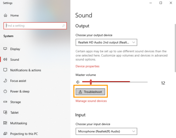cách mở loa máy tính bị khóa win 10