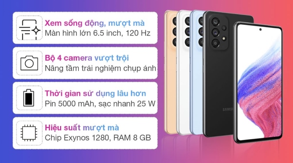 So sánh Samsung Galaxy A54 5G với A53