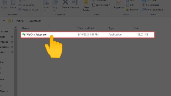 tải WeChat về máy tính
