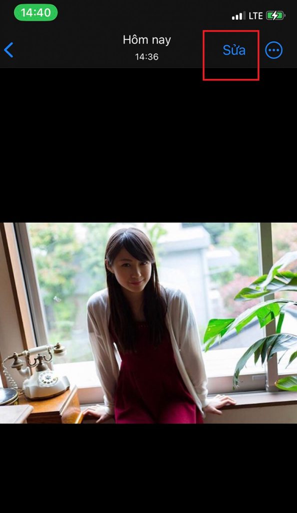 Cách chỉnh ảnh ngược sáng trên iPhone