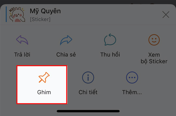 Chọn Ghim