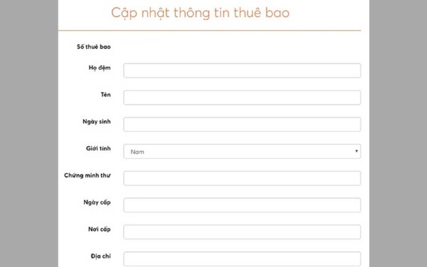 cách đăng ký sim chính chủ