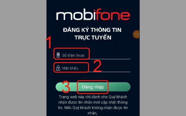 cách đăng ký sim chính chủ
