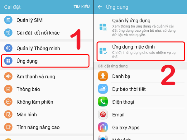ứng dụng bị ẩn